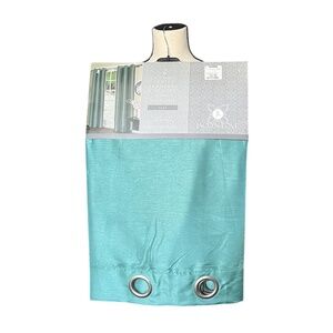 Jaclyn Love Dupioni Teal Curtains 40x84 – Set of 2 Panels (2 or 4 Available) New
